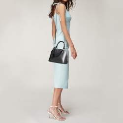 Pre Owned Louis Vuitton Anthracite Nacre Epi Leather Alma BB Bag