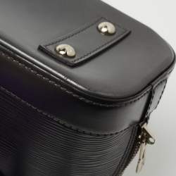 Pre Owned Louis Vuitton Anthracite Nacre Epi Leather Alma BB Bag