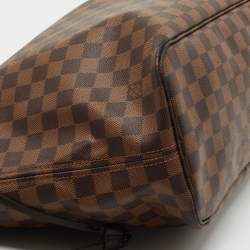 Louis Vuitton Damier Ebene Canvas Neverfull MM Bag