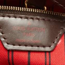 Louis Vuitton Damier Ebene Canvas Neverfull MM Bag