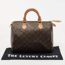 Louis Vuitton Monogram Canvas Speedy 30 Bag