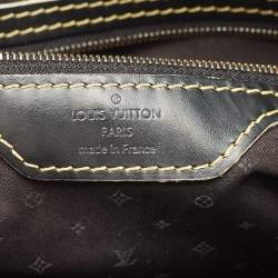 مملوكة مسبقًا Louis Vuitton Black Suhali Leather Lockit MM Bag 