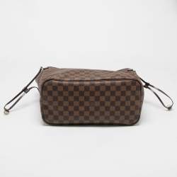 Pre Owned Louis Vuitton Damier Ebene Canvas Neverfull MM Bag