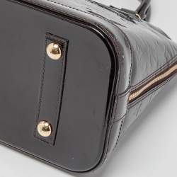 Pre Owned Louis Vuitton Amarante Monogram Vernis Leather Alma PM Bag