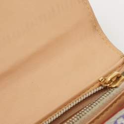 Louis Vuitton White Monogram Multicolore Canvas Sarah Wallet