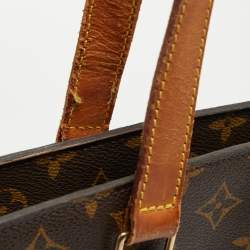 Pre Owned Louis Vuitton Monogram Canvas and Leather Babylone Bag