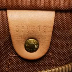 Pre Owned Louis Vuitton Monogram Canvas Speedy 30 Bag
