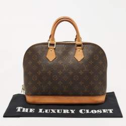 Pre Owned Louis Vuitton Monogram Canvas Alma PM Bag