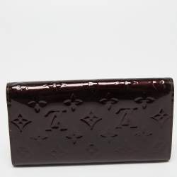 Louis Vuitton Amarante Monogram Vernis Sarah Wallet