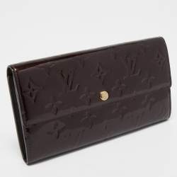 Louis Vuitton Amarante Monogram Vernis Sarah Wallet