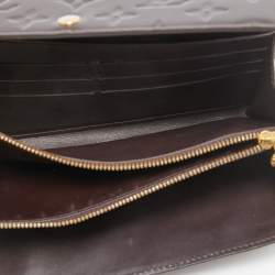 Louis Vuitton Amarante Monogram Vernis Sarah Wallet