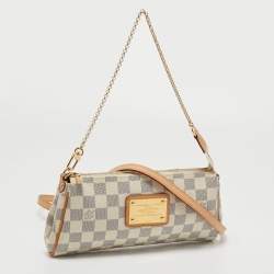 Pre Owned Louis Vuitton Damier Azur Canvas Eva Pochette