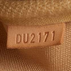 Pre Owned Louis Vuitton Damier Azur Canvas Eva Pochette