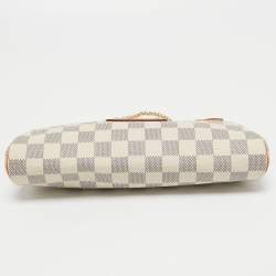Pre Owned Louis Vuitton Damier Azur Canvas Eva Pochette