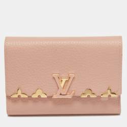 Louis Vuitton Magnolia Leather Capucines Compact Wallet