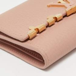 Louis Vuitton Magnolia Leather Capucines Compact Wallet
