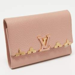 Louis Vuitton Magnolia Leather Capucines Compact Wallet