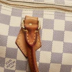 Pre Owned Louis Vuitton Damier Azur Canvas Speedy 30 Bag