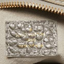 Pre Owned Louis Vuitton Monogram Denim Neo Cabby MM Bag