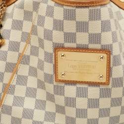 Pre Owned Louis Vuitton Damier Azur Canvas Galliera GM Bag