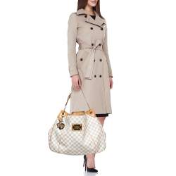 Pre Owned Louis Vuitton Damier Azur Canvas Galliera GM Bag