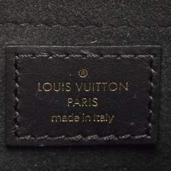 Pre Owned Louis Vuitton Black Leather New Wave Patches MM Bag