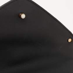 Pre Owned Louis Vuitton Black Leather New Wave Patches MM Bag