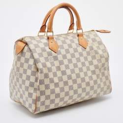 Louis Vuitton Damier Azur Canvas Speedy 30 Bag