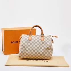 Louis Vuitton Damier Azur Canvas Speedy 30 Bag