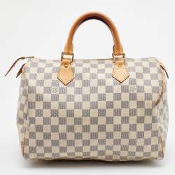 Pre Owned Louis Vuitton Damier Azur Canvas Speedy 30 Bag