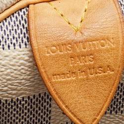 Pre Owned Louis Vuitton Damier Azur Canvas Speedy 30 Bag