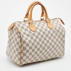 Pre Owned Louis Vuitton Damier Azur Canvas Speedy 30 Bag