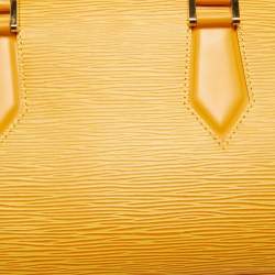 Pre Owned Louis Vuitton Tassil Yellow Epi Leather Jasmin Bag