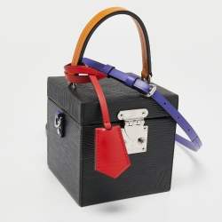 Pre Owned Louis Vuitton Black Epi Leather Bleecker Box Bag