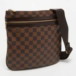 Pre Owned Louis Vuitton Damier Ebene Canvas Pochette Bosphore Messenger Bag