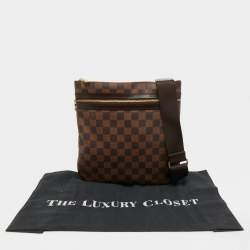 Pre Owned Louis Vuitton Damier Ebene Canvas Pochette Bosphore Messenger Bag