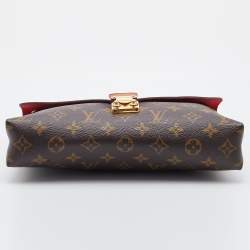 Pre Owned Louis Vuitton Aurore Monogram Canvas Pallas Chain Bag