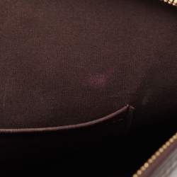 Pre Owned Louis Vuitton Amarante Monogram Vernis Alma GM Bag