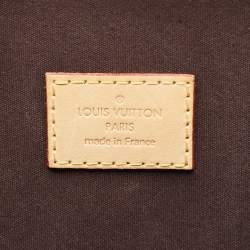 Pre Owned Louis Vuitton Amarante Monogram Vernis Alma GM Bag