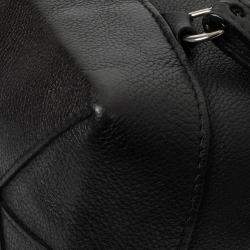 Pre Owned Louis Vuitton Lockme Backpack Backpack in Black Leather