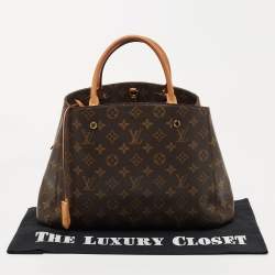 Pre Owned Louis Vuitton Monogram Canvas Montaigne MM Bag