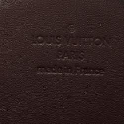 Pre Owned Louis Vuitton Amarante Monogram Vernis Porte Monnaie Round Coin Purse