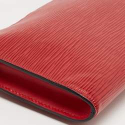 Pre Owned Louis Vuitton Red Epi Leather Pochette Accessoires