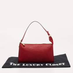 Pre Owned Louis Vuitton Red Epi Leather Pochette Accessoires