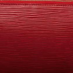 Pre Owned Louis Vuitton Red Epi Leather Pochette Accessoires