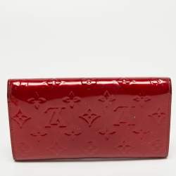 Louis Vuitton Pomme D’amour Monogram Vernis Leather Sarah Wallet