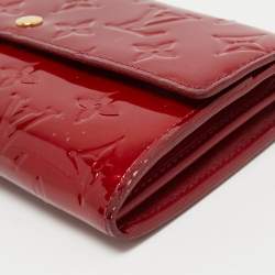Louis Vuitton Pomme D’amour Monogram Vernis Leather Sarah Wallet