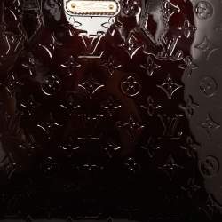 Pre Owned Louis Vuitton Amarante Monogram Vernis Wilshire MM Bag