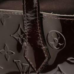 Pre Owned Louis Vuitton Amarante Monogram Vernis Wilshire MM Bag