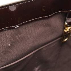 Pre Owned Louis Vuitton Amarante Monogram Vernis Wilshire MM Bag